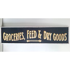 Insegna grande in legno