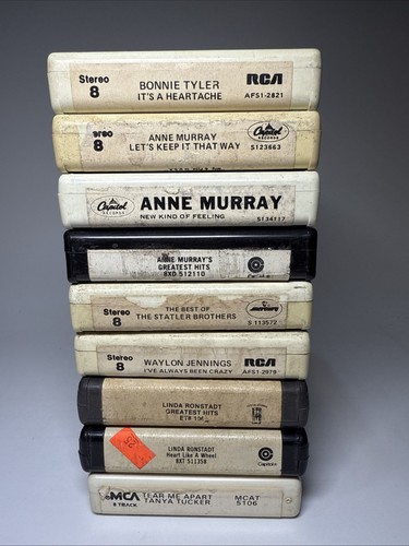 Track tape lot - 8-track,