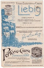 Pubblicità Figurine LIEBIG anni '50 originale