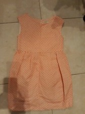 lotto 707b vestito abito bimba bambina bianco rosa ZARA 11-12 anni