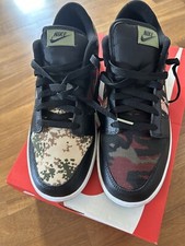 nike dunk low crazy camo verde