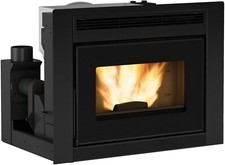 Inserto caminetto camino pellet NORDICA EXTRAFLAME Comfort Idro L80 19 kW 