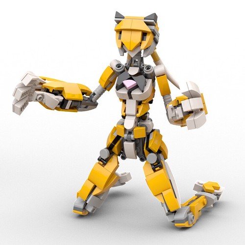 Moc tiger girl - moc,