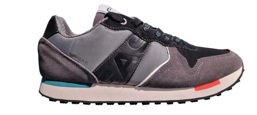 Scarpe gas uomo nera pelle - scarpe,
