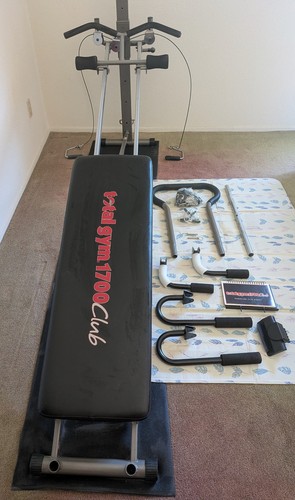 Total gym 1700 club incline - gym,