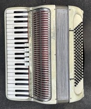 Paolo Soprani Fisarmonica Vintage 5 Selezioni 120 Basso Bianco