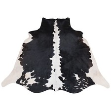 Mucca Tappeto Pelle Medio Vero Vacchetta Tappeto Nero Bianco Mucca Pelle Tappeti
