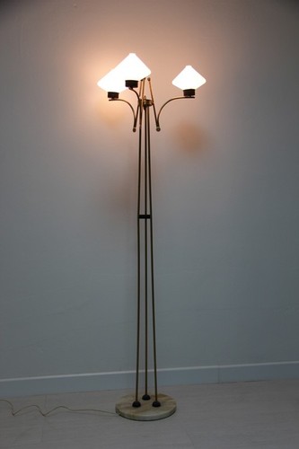 Piantana 1950 ottone base - in,