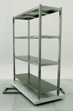 Scaffalatura in acciaio inox 4