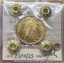 MONETA ORO REGNO D'ITALIA 50 LIRE LITTORE 1932 X sigillata qFDC SUBALPINA