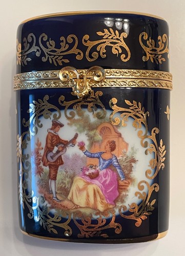 Portasigarette limoges blu - portasigarette,