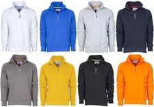 MAGLIA FELPA MEZZA ZIP UOMO DONNA TAGLIE FORTI DALLA S ALLA 7XL no Maxfort