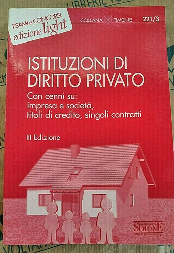 Istituzioni diritto privato - istituzioni, di