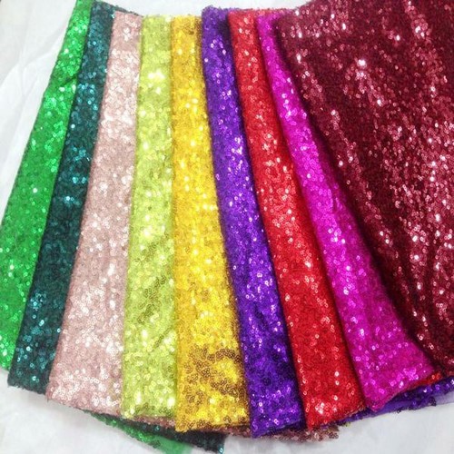 Mini sequin tessuto 3mm - tessuto,