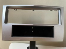Mascherina ORIGINALE Autoradio OPEL Zafira B 05-11 Astra 04-10 Argento Silver