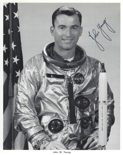 John young apollo signed - john,