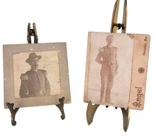 Antique Pair Of Actor Portrait