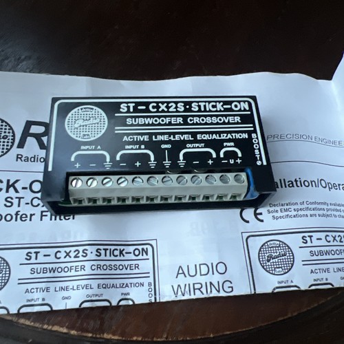 Rdl cx2s filtro crossover - rdl, st-cx2s