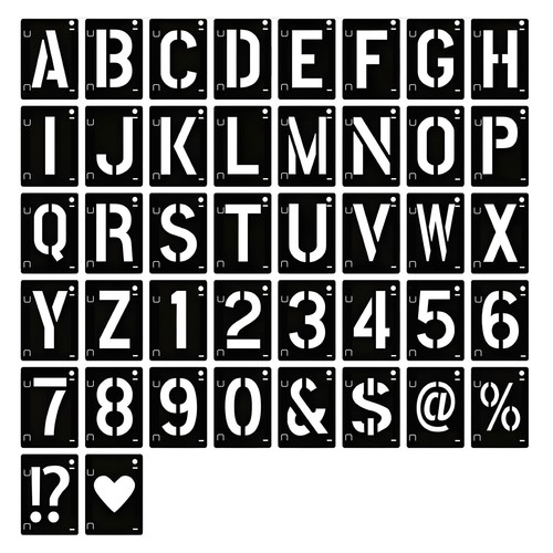 Diffaxy stencil con lettere - diffaxy,