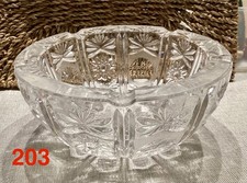 Posacenere In Cristallo Di Boemia Intagliato - Bello E Pesante +++++++++