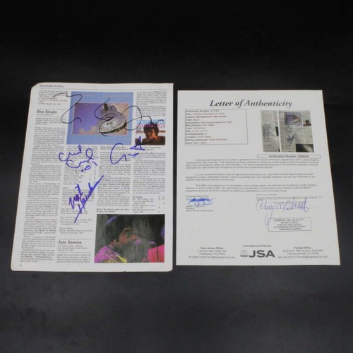 Autografo pagina firmata mark - pagina,