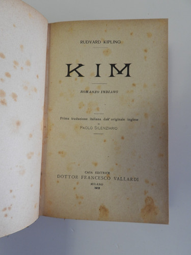 Kipling kim romanzo indiano - -, kim.