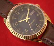 OROLOGIO CITIZEN AUTOMATICO PLACCA ORO GIALLO 18KT DAY-DATE,SUPERBE CONDIZIONI! 