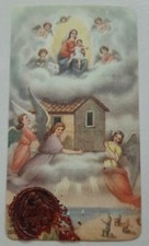 Santino Reliquia MADONNA DI LORETO sigillo ceralacca AR 2016 (oggetto usato-used