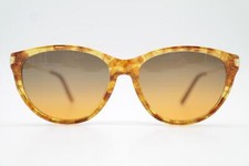 Occhiali Da Sole Vintage Cartier PARIS 1775987 Marrone Oro Argento Ovali