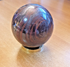 Sfera di ferro di occhio di tigre multicolore: pietra di ferro naturale levigata