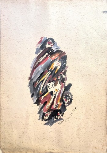 Due dipinti olio cartone - due, su