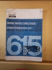 Catalogo Officina Originale 615 DT Trattori Fiat Parti Di Ricambio Anno 1966