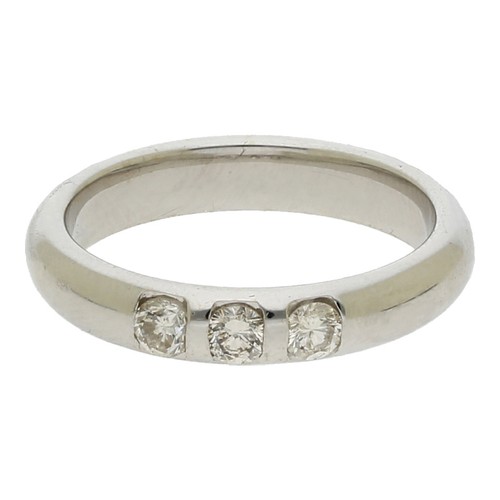 Anello oro bianco massiccio - oro,