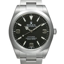 Orologio ROLEX Explorer 1 214270 Cassa Nera Misura 39mm x 39mm Uomo Usato #11...