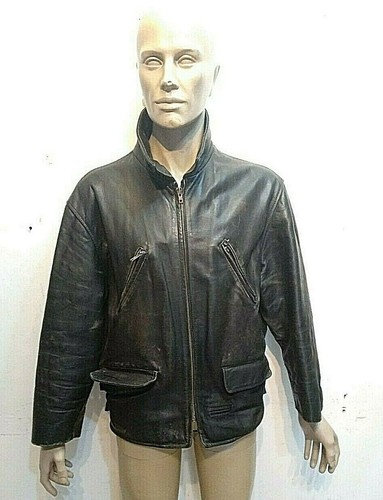 Leather fly jacket giacca - leather,