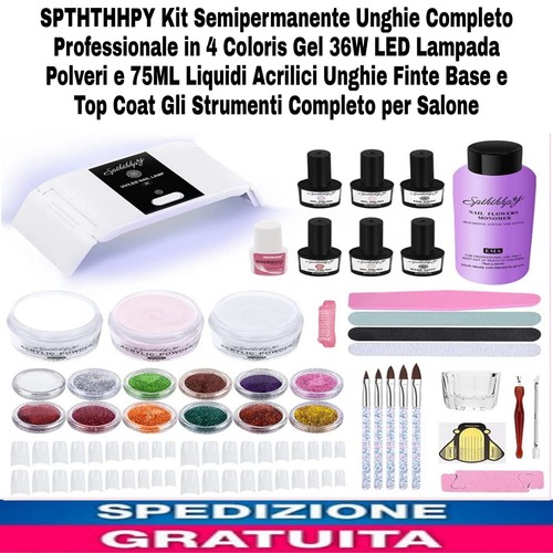 Kit semipermanente unghie - semipermanente,