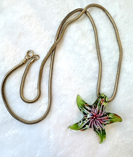 Collana artigianale vetro - artigianale,