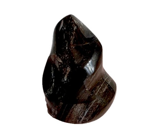 Scultura fiamma pietra lucida