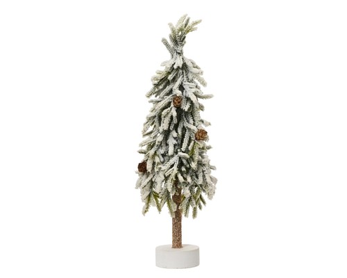 Albero natale innevato con - natale,