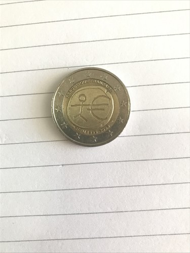 Moneta euro rara repubblica - moneta, 2