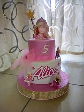 Torta finta Barbie