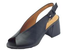 Melluso N622B Melissa Nero Sandali per Donna in pelle tacco alto