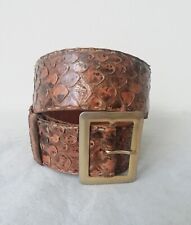 Vintage - Cintura Uomo in vera pelle di Pitone  , Cm. 115 x 4,5  