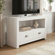 Lowboard bianco 85cm mobile - bianco, tv