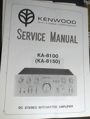 Kenwood 8100 8150 - ka-8100, ka-8150