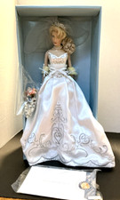 Vintage Franklin come nuovo Faberge bionda Stasya sposa RARO! Nuovo con scatola