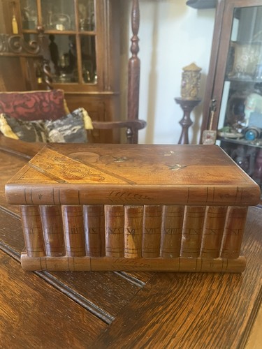 Antica scatola puzzle legno - scatola,