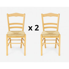 Sedia legno naturale - legno, con