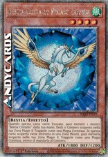 BESTIA CRISTALLO PEGASO ZAFFIRO • Segreta Platino • RA03 IT179 • 1Ed • Yugioh!