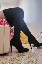 stivali donna tacco alto sexy con plateau